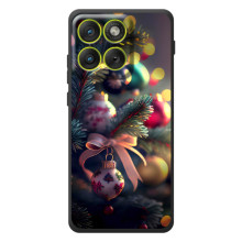 Чехлы на Новый Год Motorola Edge 70 (Красивая елочка)