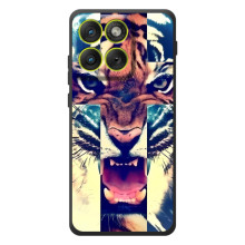 Чехлы с изображением разных животных для Motorola Edge 70 – Яркий Тигр