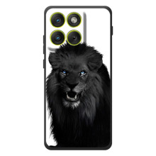 Чохли з картинкою животних Motorola Edge 70 (Чорний ЛЕВ)
