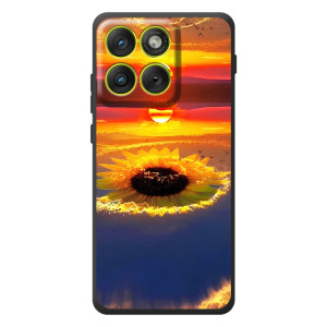 Чехлы с картинкой Подсолнухов для Мо Motorola Edge 70 – Небо подсолнух