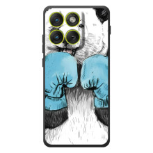 Чехлы с Пандами на Motorola Edge 70 – Панда боксер