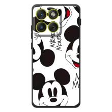 Чехлы с принтом Микки Маус на Motorola Edge 70 (Мордочка Маус)