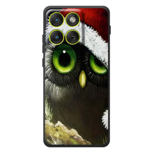 Чехлы с принтом СОВЫ для Motorola Edge 70 – Новогодняя Сова