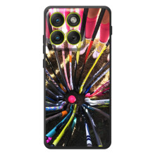 Чехлы с принтом Спортивная тематика для Motorola Edge 70 – Флорбол