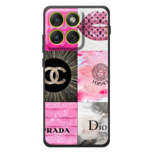 Чехол (Dior, Prada, YSL, Chanel) для Motorola Edge 70 – Модница