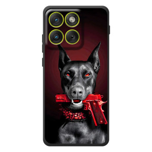 Чехол ДОБЕРМАН для Motorola Edge 70 – Доберман злой