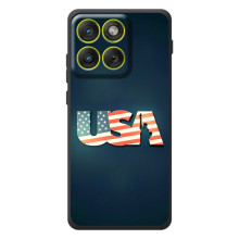 Чехол Флаг USA для Motorola Edge 70