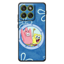 Чохол Губка Боб для Motorola Эд $\overline{ж}70 (В ілюмінаторі)