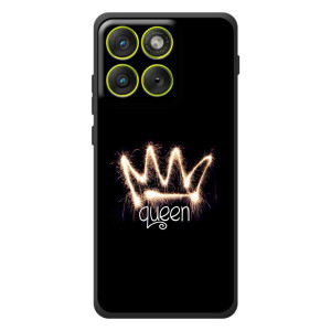 Чехол (Корона на чёрном фоне) для Мо Motorola Edge 70 – Корона