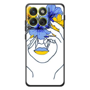 Чохол на Motorola Edge 70 (Український дизайн) (Українка на всю голову)