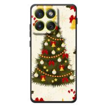 Чехол Новогодняя Елка на Motorola Edge 70 – Новогодний принт