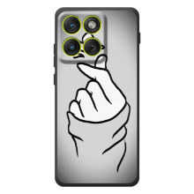 Чохол з принтом для Motorola Edge 70 (AlphaPrint - Знак сердечка) (Значок Love)