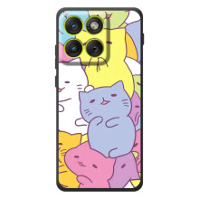 Бампер с изображением Котиков для Мо Motorola Edge 70 (Милые котики)