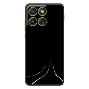 Чехол с картинками на черном фоне для Motorola Edge 70 – Дорога