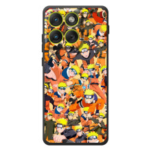 Чехлы с принтом Наруто на Motorola Edge 70 – Коллаж Наруто