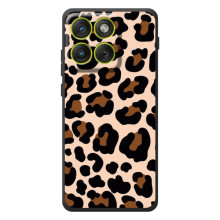 Чехол с леопардовым принтом на Motorola Edge 70 (Леопардовый принт)