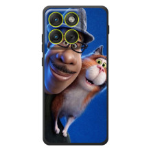 Чехол с принтом Душа на Motorola Edge 70 – Джо и кот