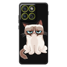 Чохол з принтом для Motorola Edge 70 (AlphaPrint) Модні коти (Сумний кіт)