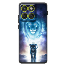 Чохол з картинкою ЛЕВ для Motorola Edge 70 (VPrint) (Маленький лев)