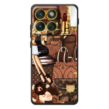 Чехол Стиль Louis Vuitton на Motorola Edge 70 – Мода Луи Виттон