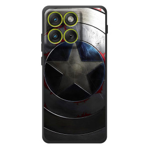 Чохол с Щітом Капітана Америки на Motorola Edge 70 – Ретро Щит Капітана