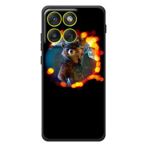 Чехол Супергерои Марвел на Мо Motorola Edge 70 – Енот Ракета