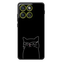 Чохол з малюнком кіт на Motorola Edge 70 – Байдужий кіт