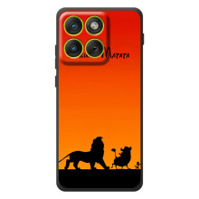 Чохол Король лев на Motorola Эд $\overline{ж}70 – Акуна Матата