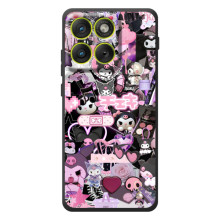 Чехол с кроликом Куроми на Motorola Edge 70 – Коллаж Куроми