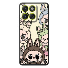 Чохол з Лабубу на Motorola Edge 70 (Колаж Лабубу)