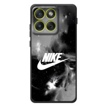 Чехол с логотипом Найк на Motorola Edge 70 – Найк дымчатый