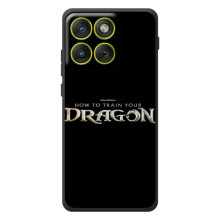 Чехол с принтом дракон Беззубик для Моротора Эдж 70 – Надпись Дракон
