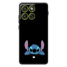 Чохол з принтом Стіч на Motorola Edge 70 (Стіч на чорному)