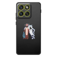 Мультяшный принт на Чехол для Мо Motorola Edge 70 (Шо, опять)