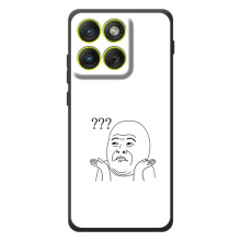 Прикольные Чехлы с принтом "интернет мэмы" для Motorola Edge 70 – Стикер удивления