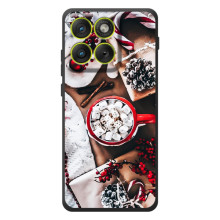 Різдвяні, Святкові Чохли для Motorola Эд $\overline{ж}70 (Різдвяна атмосфера)