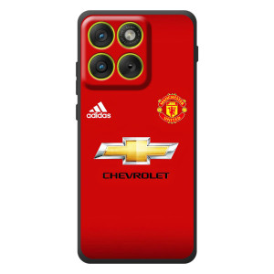 Силиконовые Чехлы принт Футбол на Motorola Edge 70 – Man United