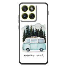 Силиконовый бампер с картинкой машины на Motorola Edge 70