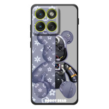 Силиконовый чехол для Motorola Edge 70 (Медведь Louis Vuitton)