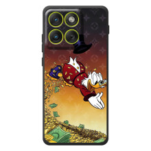 Силиконовый чехол для Motorola Edge 70 (Скрудж Луи Виттон)
