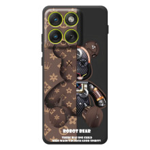 Силиконовый чехол для Motorola Edge 70 (Медмедь Луи Виттон)