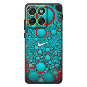 Силиконовый Чехол на Motorola Edge 70 с картинкой Nike (Найк зеленый)