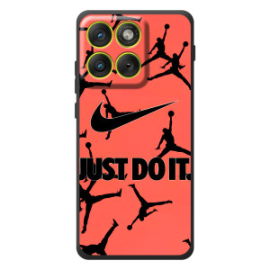 Силиконовый Чехол Nike Air Jordan на Мо Motorola Edge 70 – Just Do It