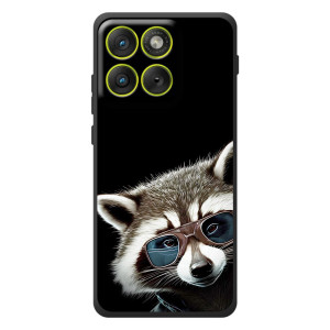 Силіконовий Чохол з Энотами  на Motorola Edge 70 – Стильний Єнот