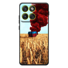 Чехол (TPU) с картинкой "Лого Пабг" на Мо Motorola Edge 70 (Дроп)