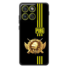 Чехол (TPU) с картинкой "Лого Пабг" на Мо Motorola Edge 70 (Лого PUPG)