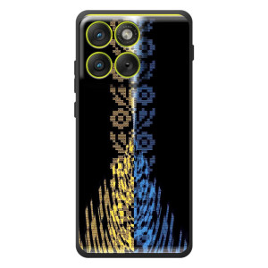 Силіконовый Чохол на Motorola Edge 70 – Патріотична вишиванка