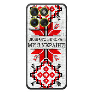 Силіконовый Чохол на Motorola Edge 70 – Вишиванка Доброго вечора