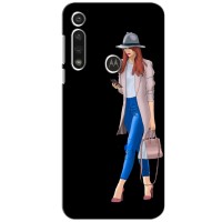 Чехол с картинкой Модные Девчонки Motorola G Pawer (Девушка со смартфоном)