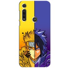 Купить Чехлы на телефон с принтом Anime для Мото Джи Павер – Naruto Vs Sasuke